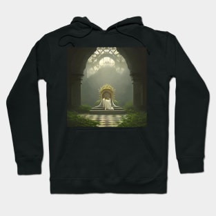 Empty Overgrown Throne Room Hoodie